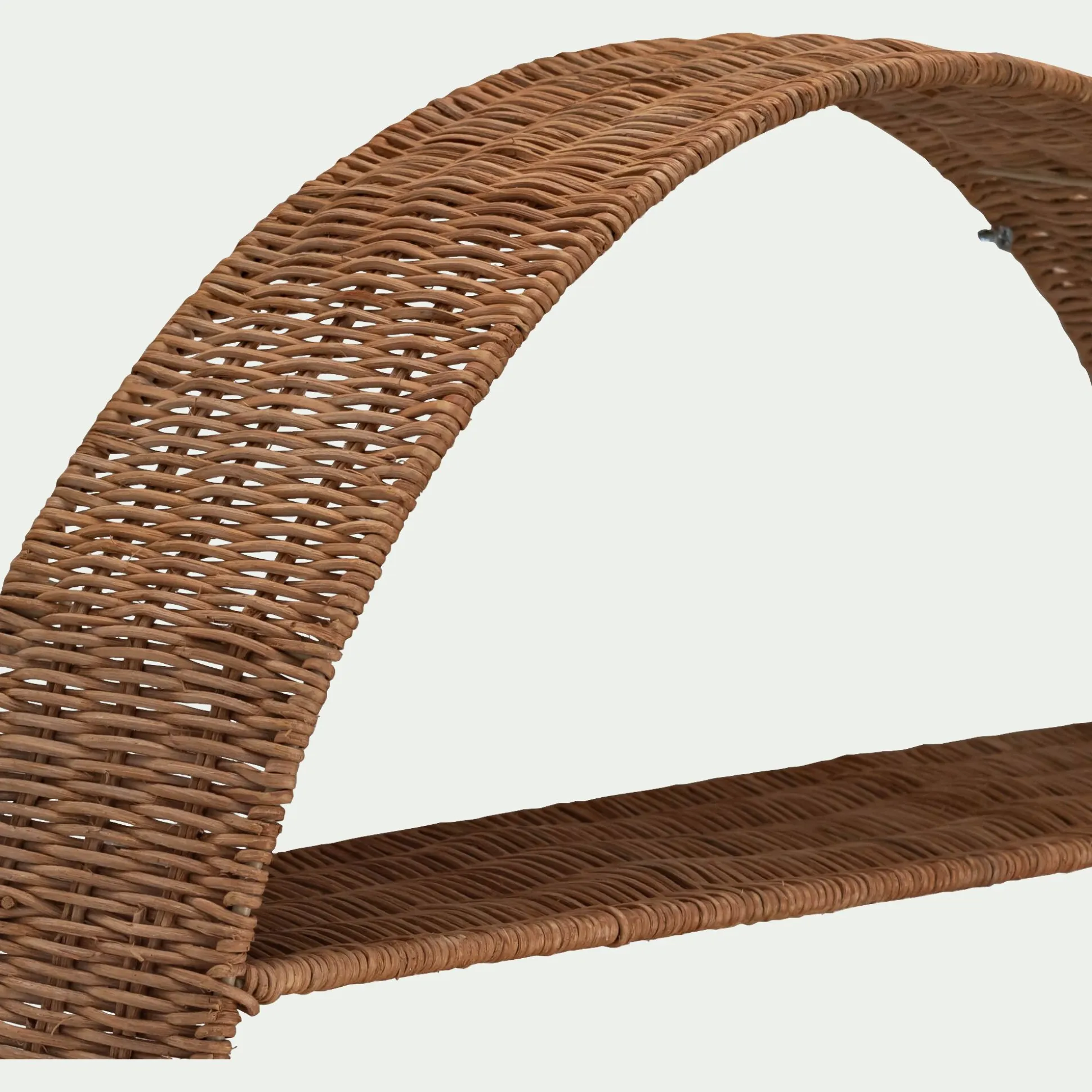Etagère murale en rotin D55xP12cm - naturel