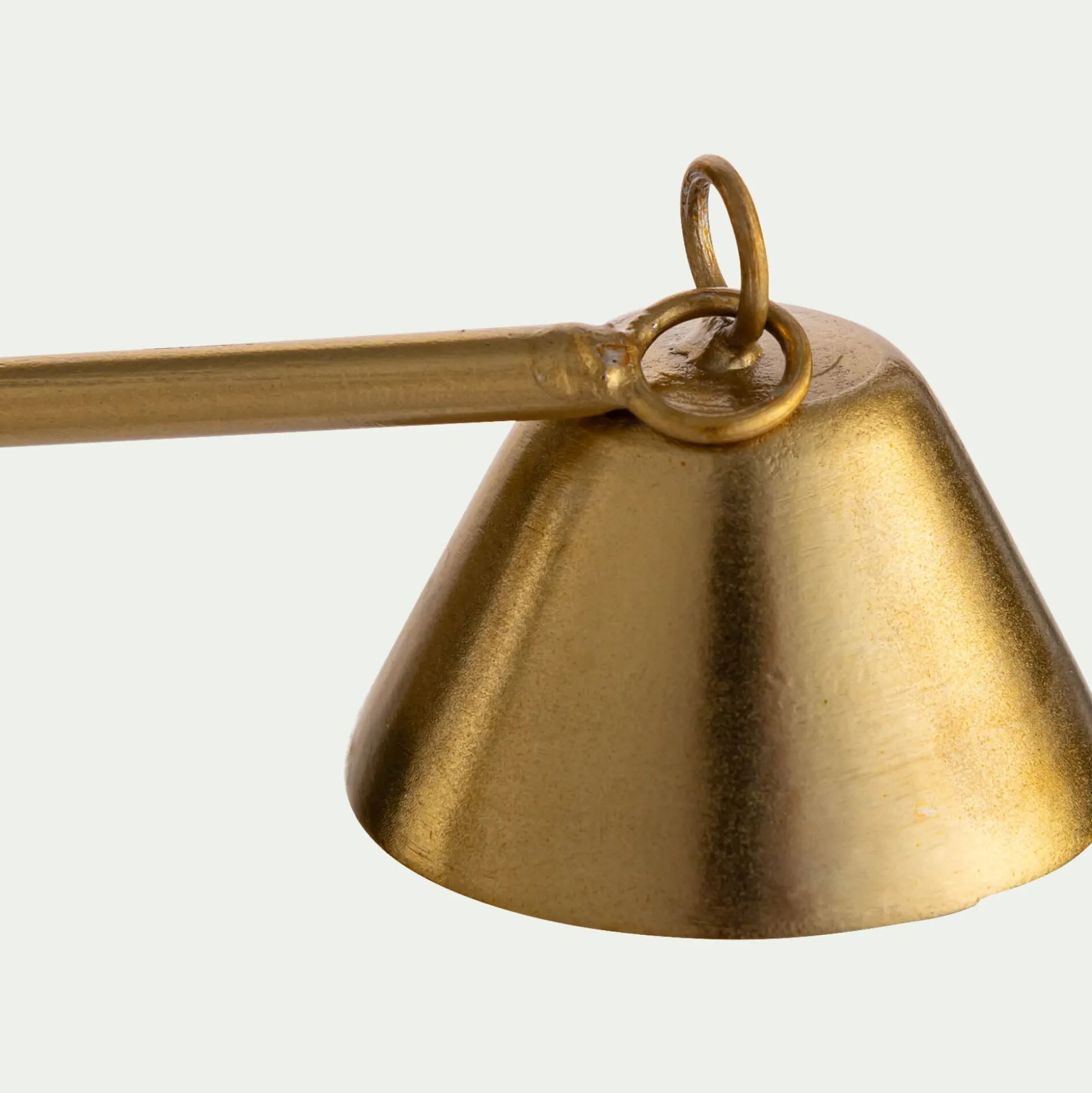 Eteignoir en fer H21cm - doré