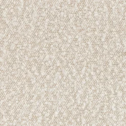 Fauteuil en tissu bouclette - blanc écru