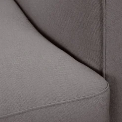 Fauteuil en tissu joint - gris restanque