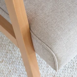 Fauteuil en tissu Loft - beige roucas