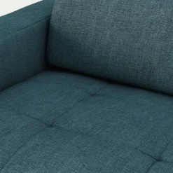 Fauteuil en tissu Monclar - bleu niolon