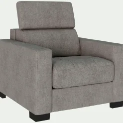 Fauteuil en tissu Monclar - taupe