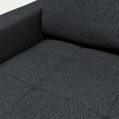 Fauteuil en tissu pop - gris anthracite