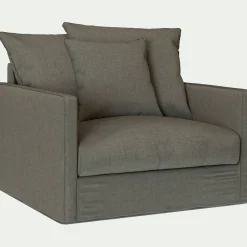 Fauteuil en tissu - vert cèdre