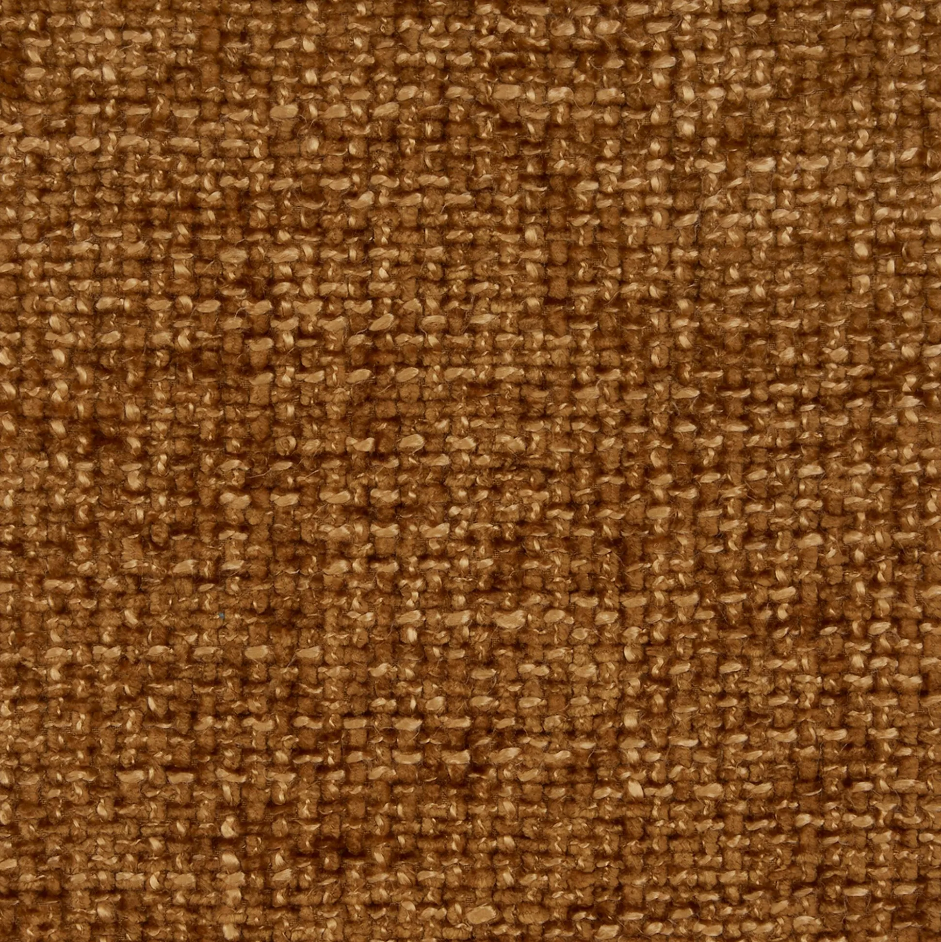 Fauteuil fixe en tissu chenille - jaune argan