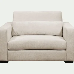 Fauteuil fixe en tissu Genesis 1,5 places - beige