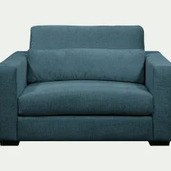 Fauteuil fixe en tissu Genesis 1,5 places - bleu