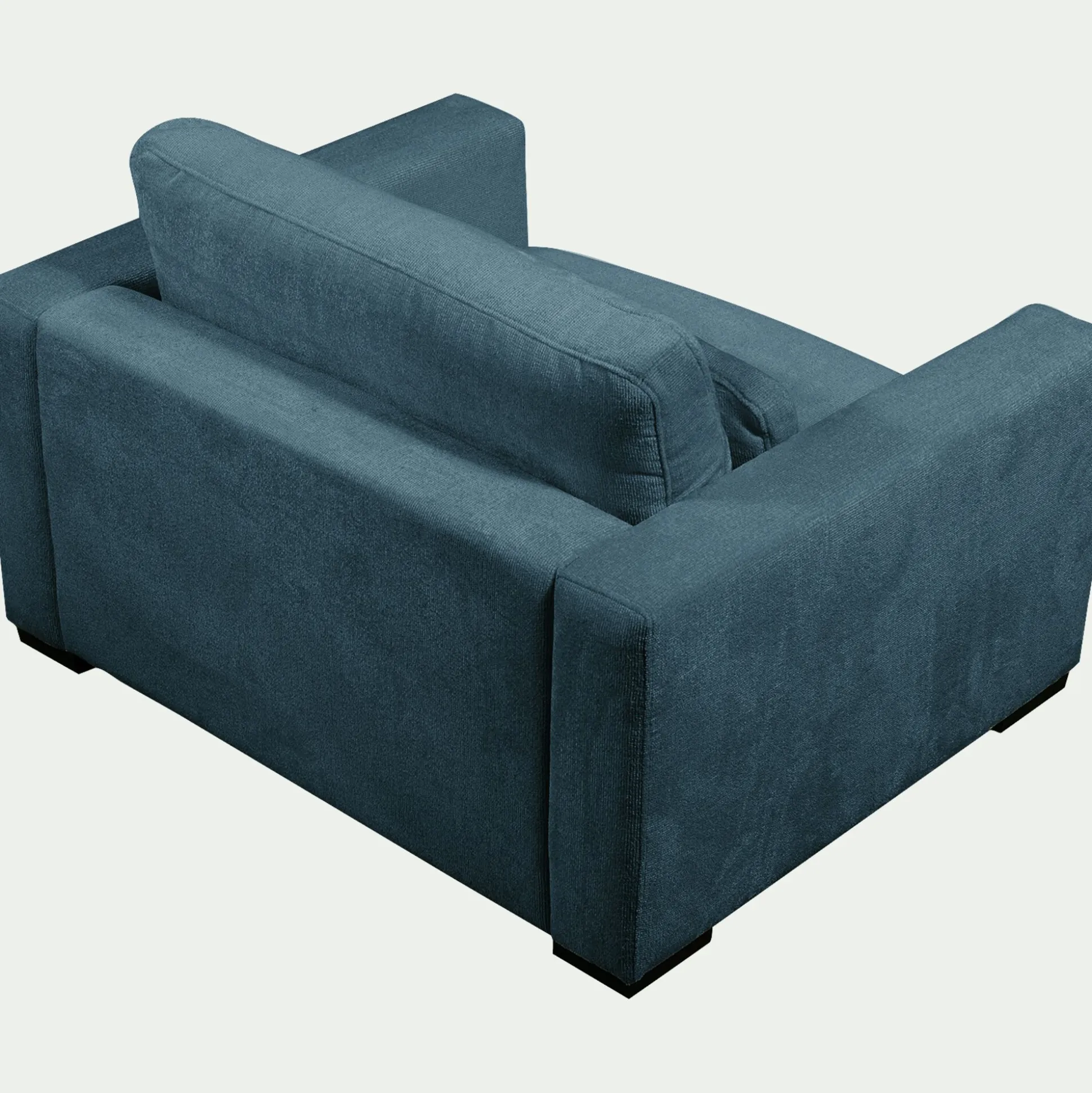 Fauteuil fixe en tissu Genesis 1,5 places - bleu