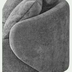 Fauteuil pivotant en tissu Genesis - gris borie