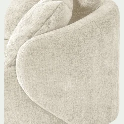 Fauteuil pivotant en tissu Genesis - beige