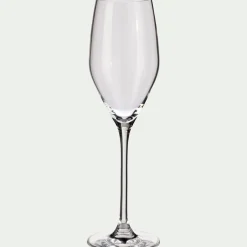 Flûte à champagne en cristallin 17cl - transparent