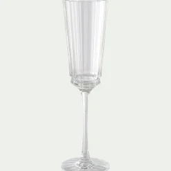 Flûte à champagne en cristallin 17cl - transparent
