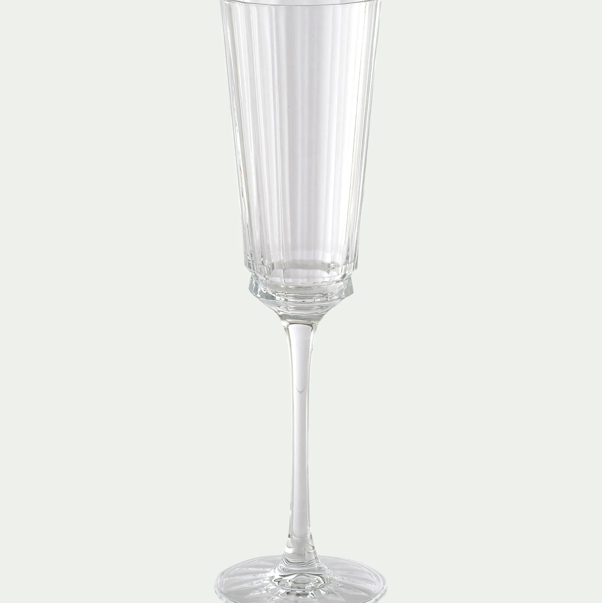 Flûte à champagne en cristallin 17cl - transparent