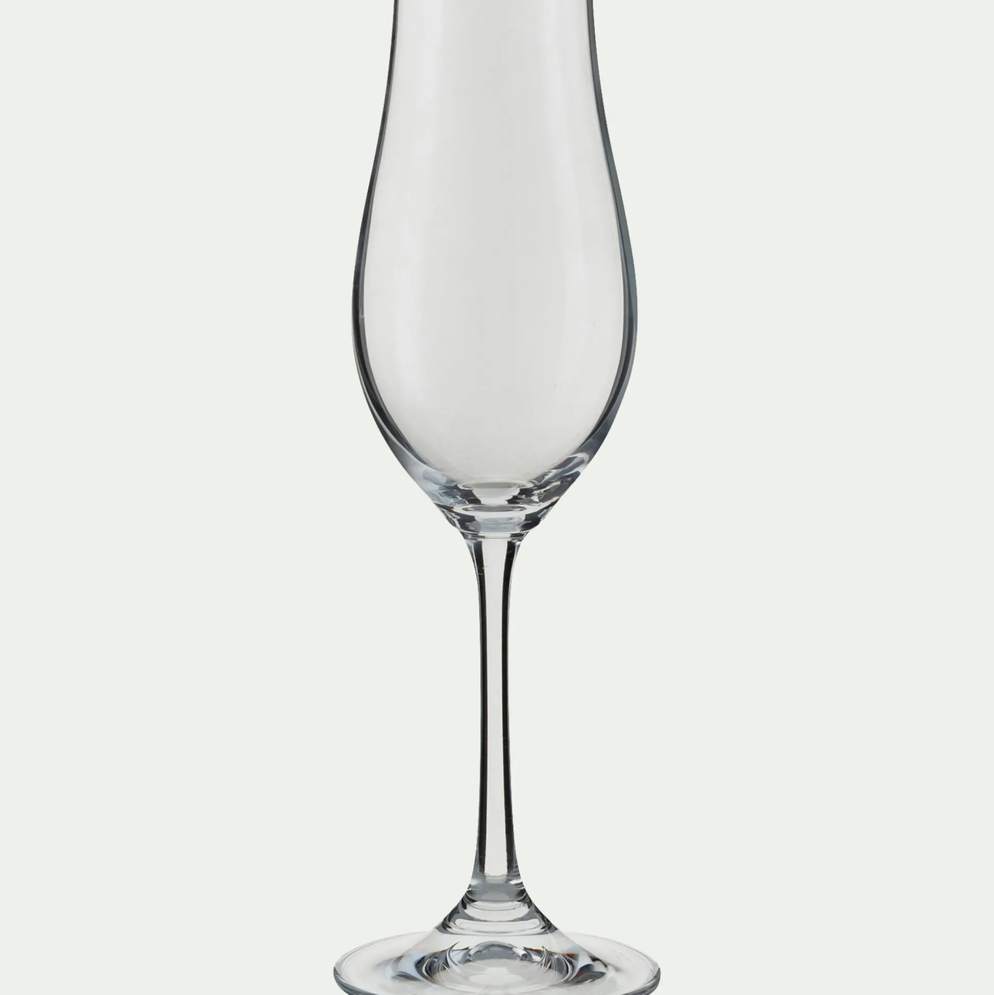Flûte à champagne en verre 20cl - transparent
