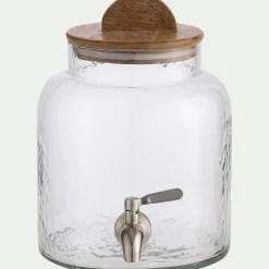 Fontaine à boisson en verre 3,5l - transparent
