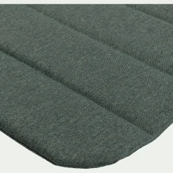 Galette de chaise indoor & outdoor en tissu déperlant - vert cèdre