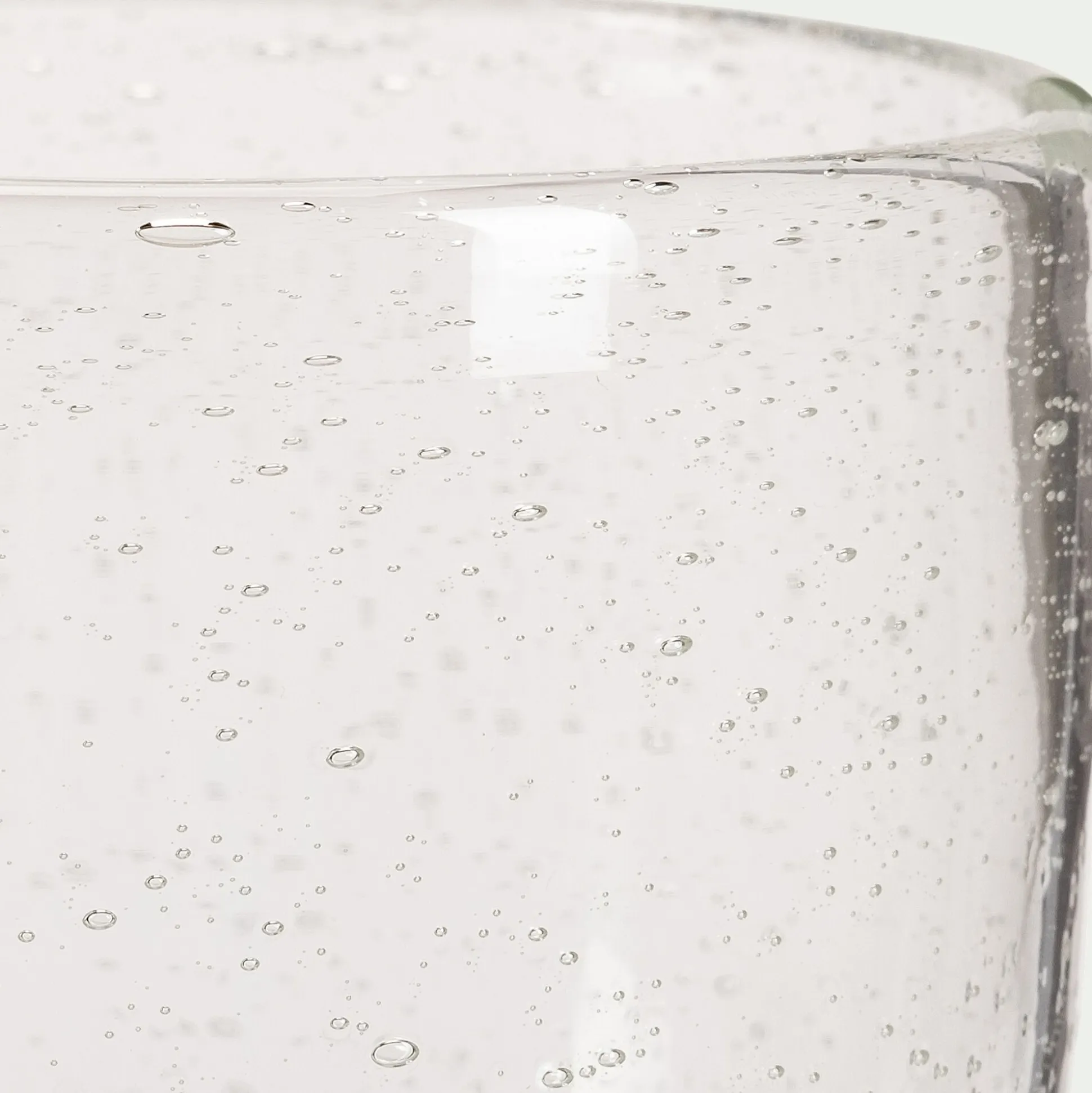 Gobelet en verre bullé 35cl - transparent