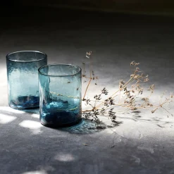 Gobelet en verre 40cl - bleu