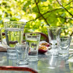 Gobelet en verre pressé 31cl - transparent