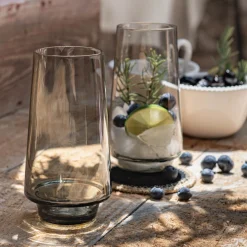 Gobelet haut en verre sodo-calcique 46cl - noir