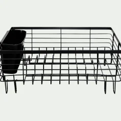 Égouttoir en métal noir