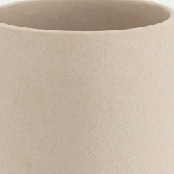 Grand vase en faïence H30cm - beige