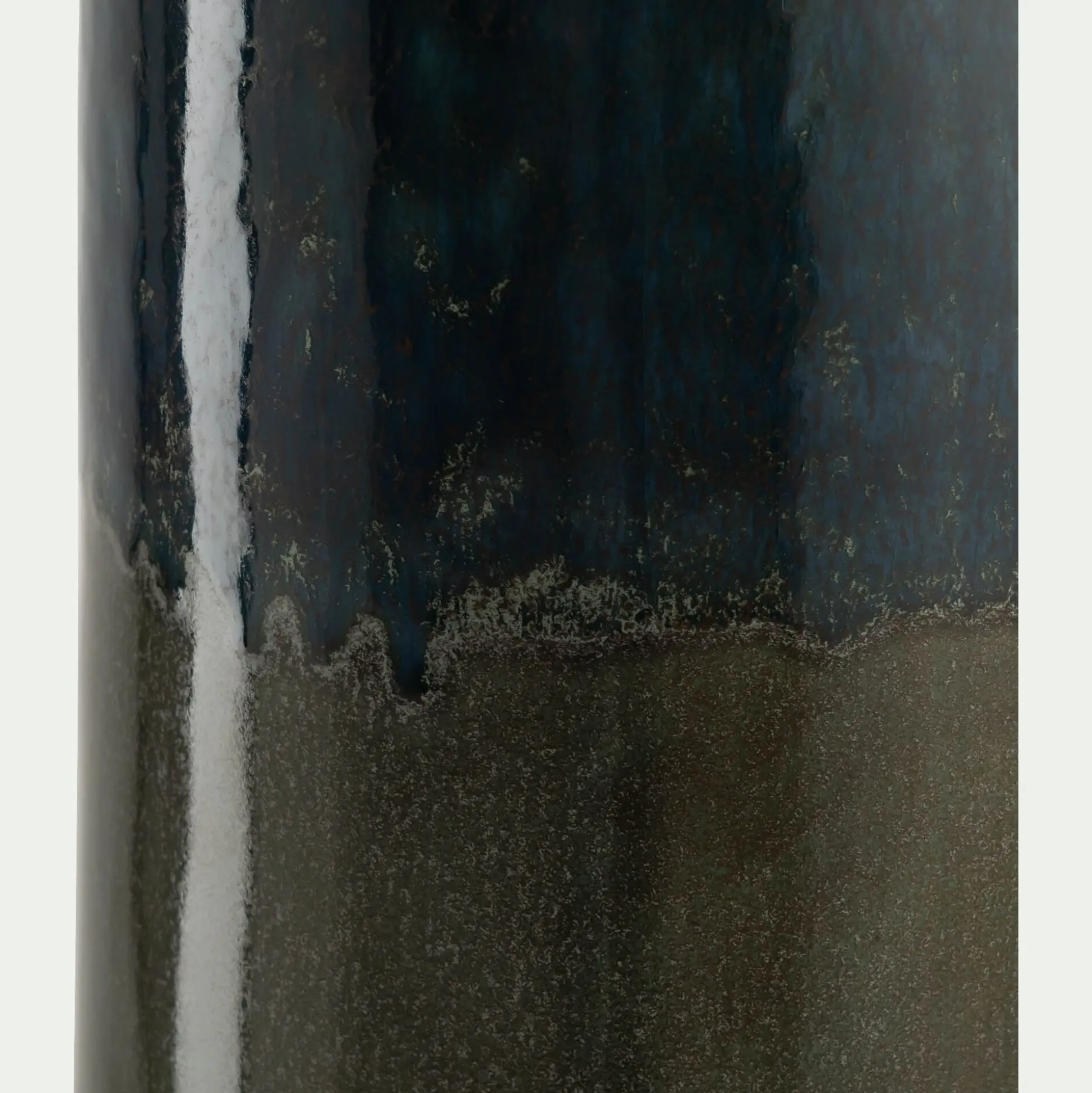 Grand vase en faïence H30cm - vert