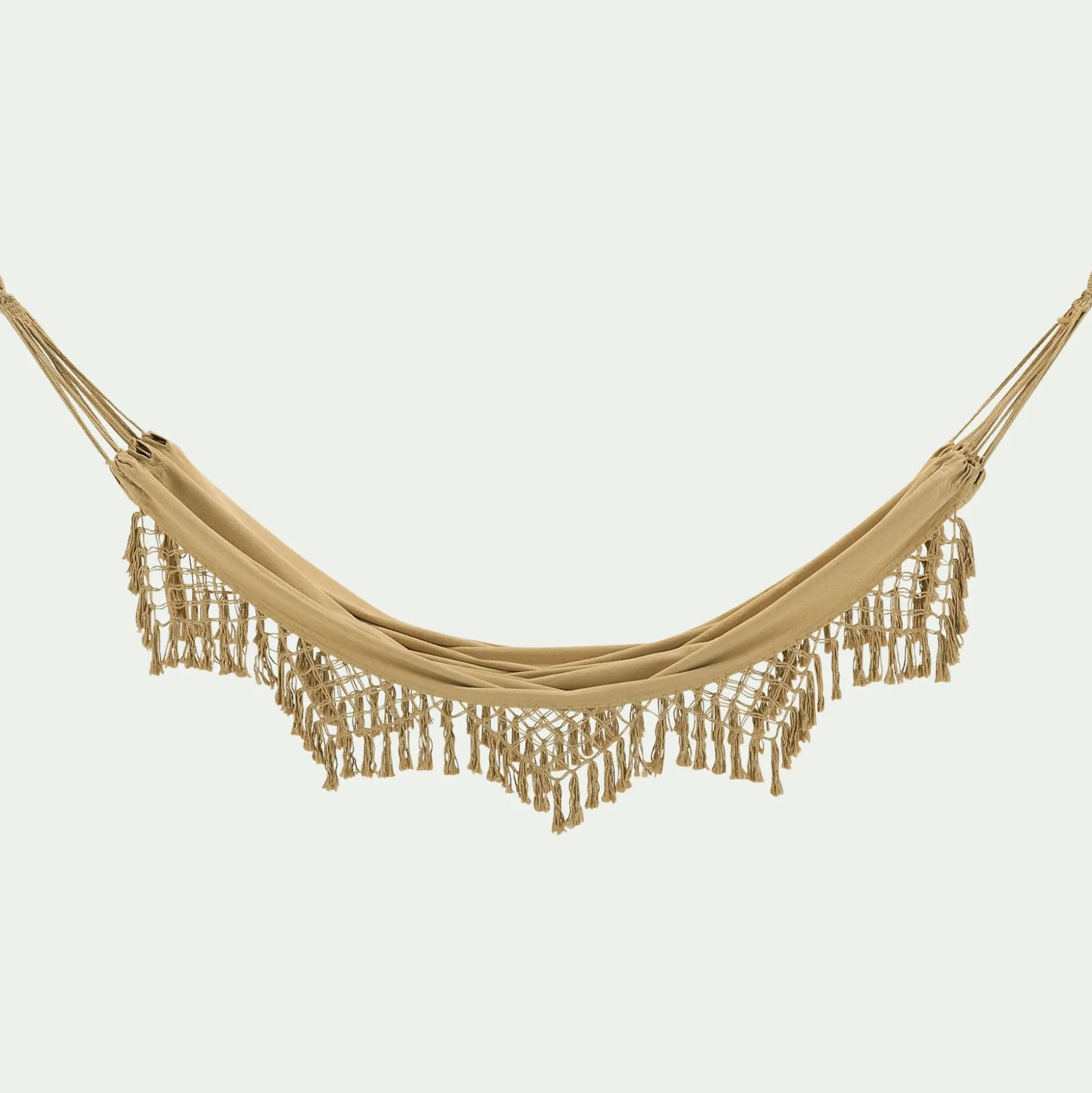Hamac en polycoton - beige nèfle
