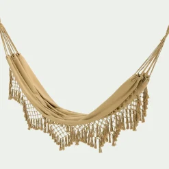 Hamac en polycoton - beige nèfle