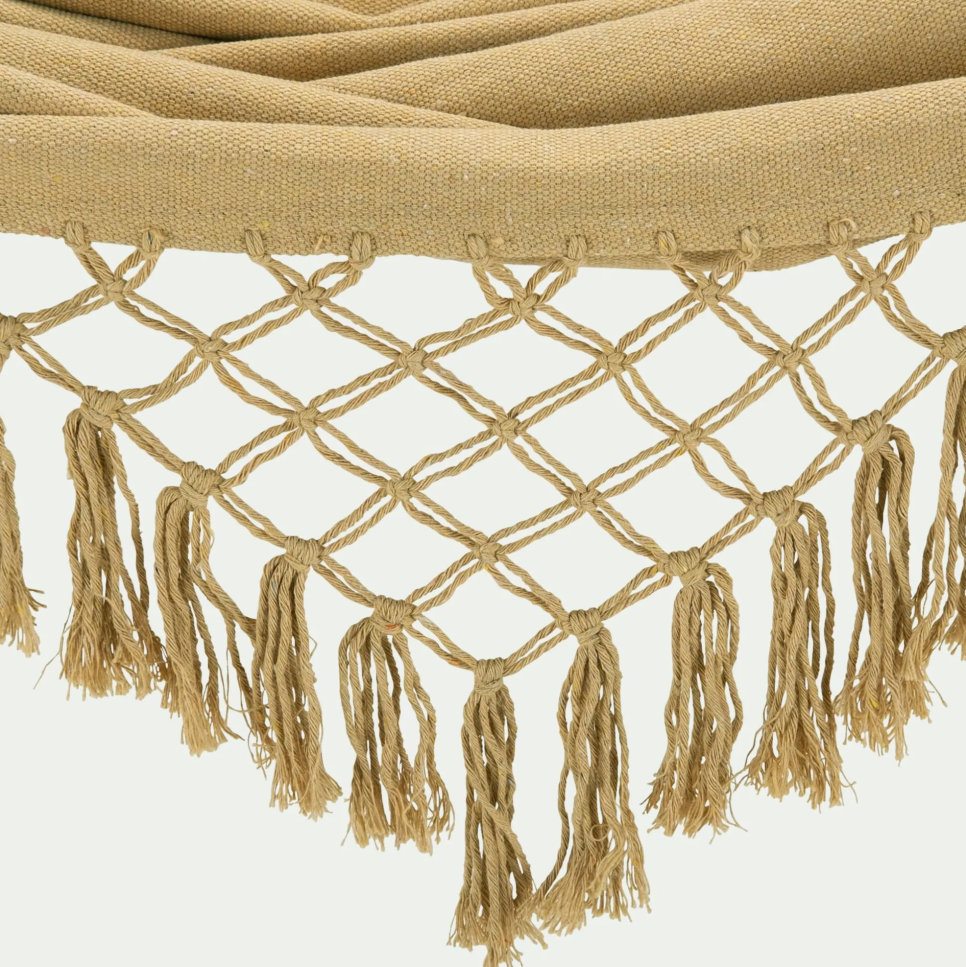 Hamac en polycoton - beige nèfle