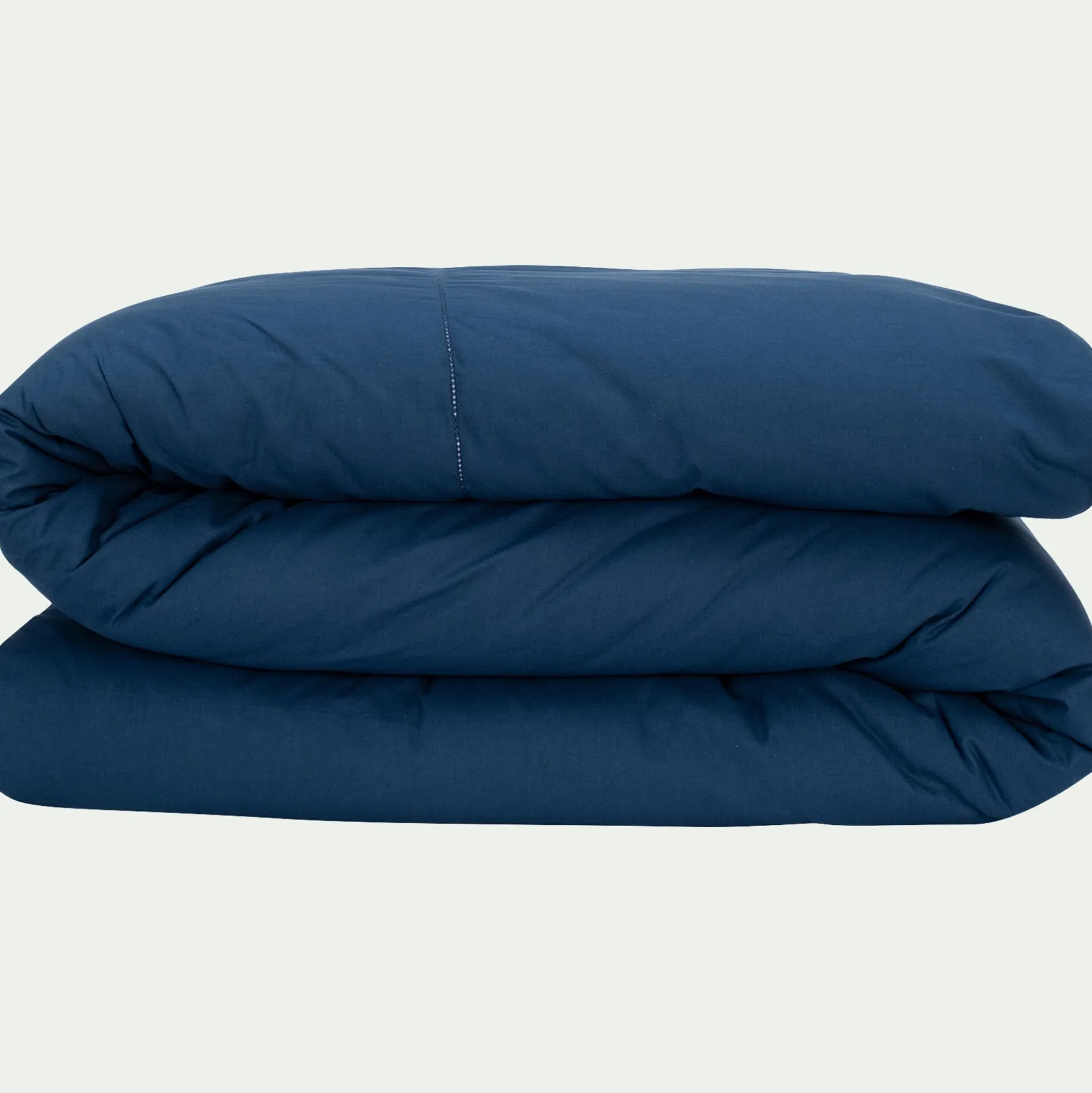 Housse de couette en coton bio 240x220cm - bleu abysse