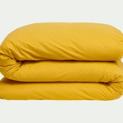 Housse de couette en coton - jaune genet 240x220cm