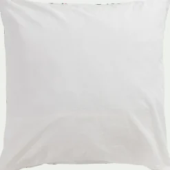 Housse de couette 240x220cm et 2 taies d'oreiller 63x63cm en percale de coton lavé motif floral - jaune