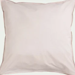 Housse de couette 240x220cm et 2 taies d'oreiller 63x63cm en percale de coton motif végétal - bleu