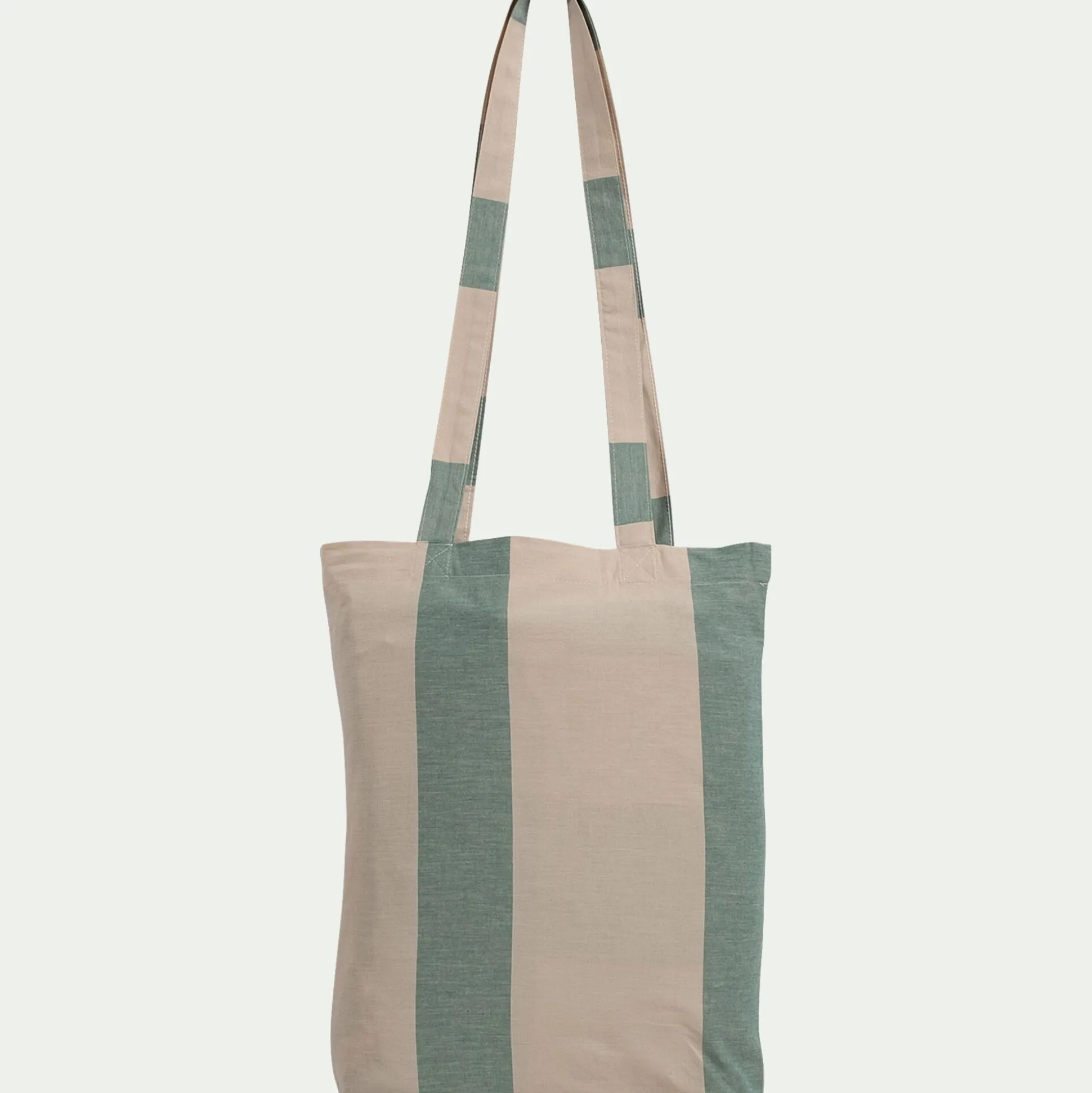 Housse de couette 240x220cm et 2 taies d'oreiller 63x63cm en coton lavé - vert