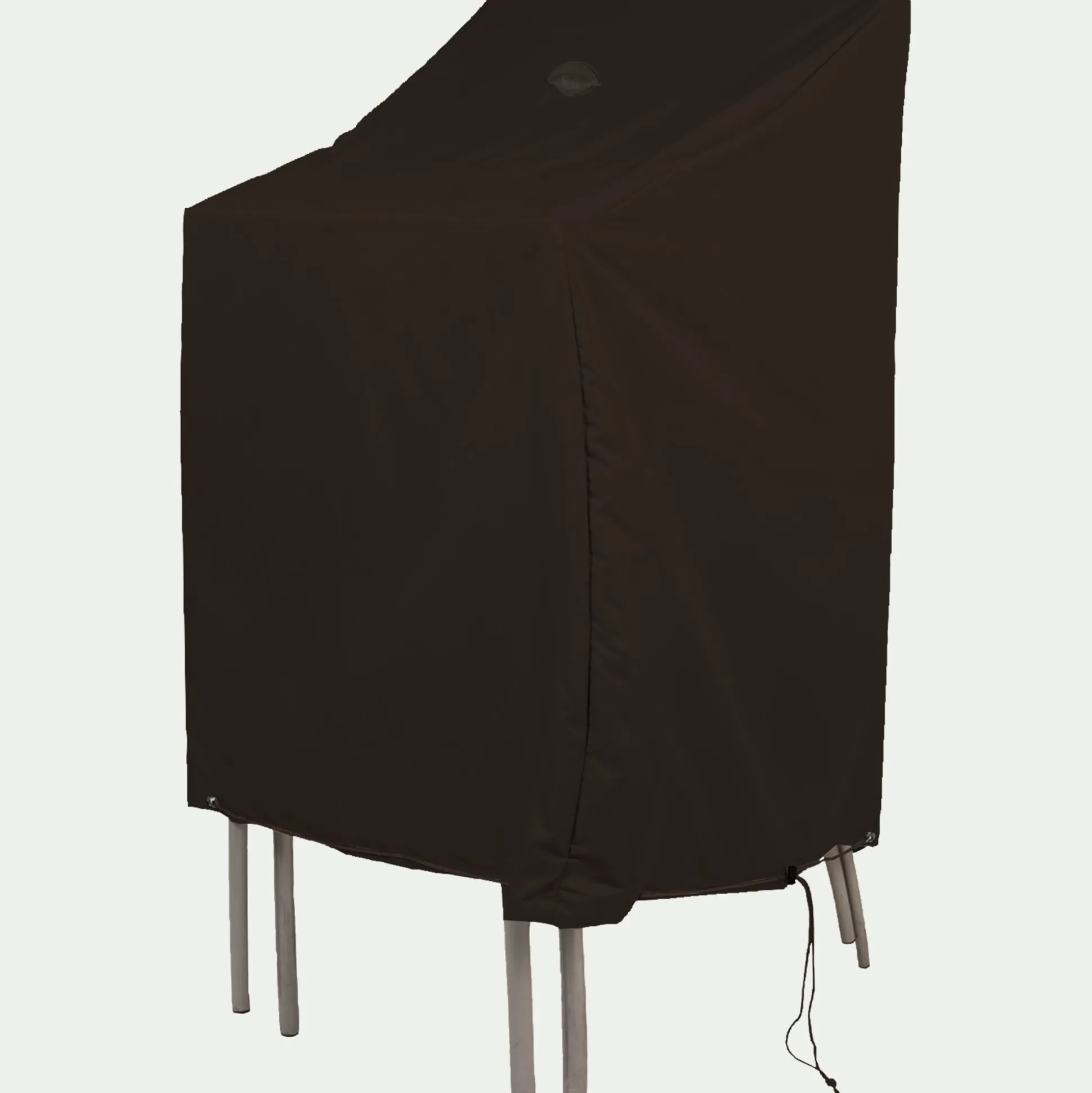 Housse de protection pour chaises - noir - (L66x66xH120cm)