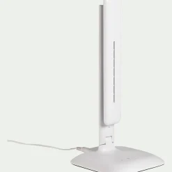 Lampe à clapet tactile avec écran - blanc H33,5cm