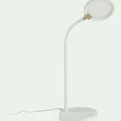 Lampe de bureau avec variateur H31,50cm - blanc