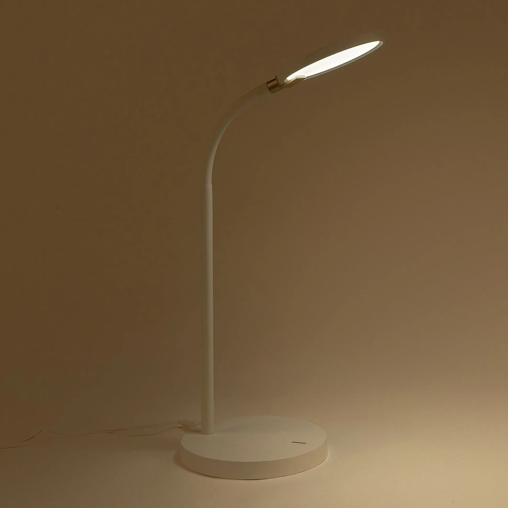 Lampe de bureau avec variateur H31,50cm - blanc