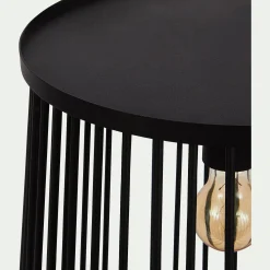Lampe de sol en métal - noir H61,3xD40cm