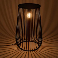 Lampe de sol en métal - noir H61,3xD40cm