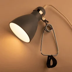 Lampe à pince - bleu h29,5cm