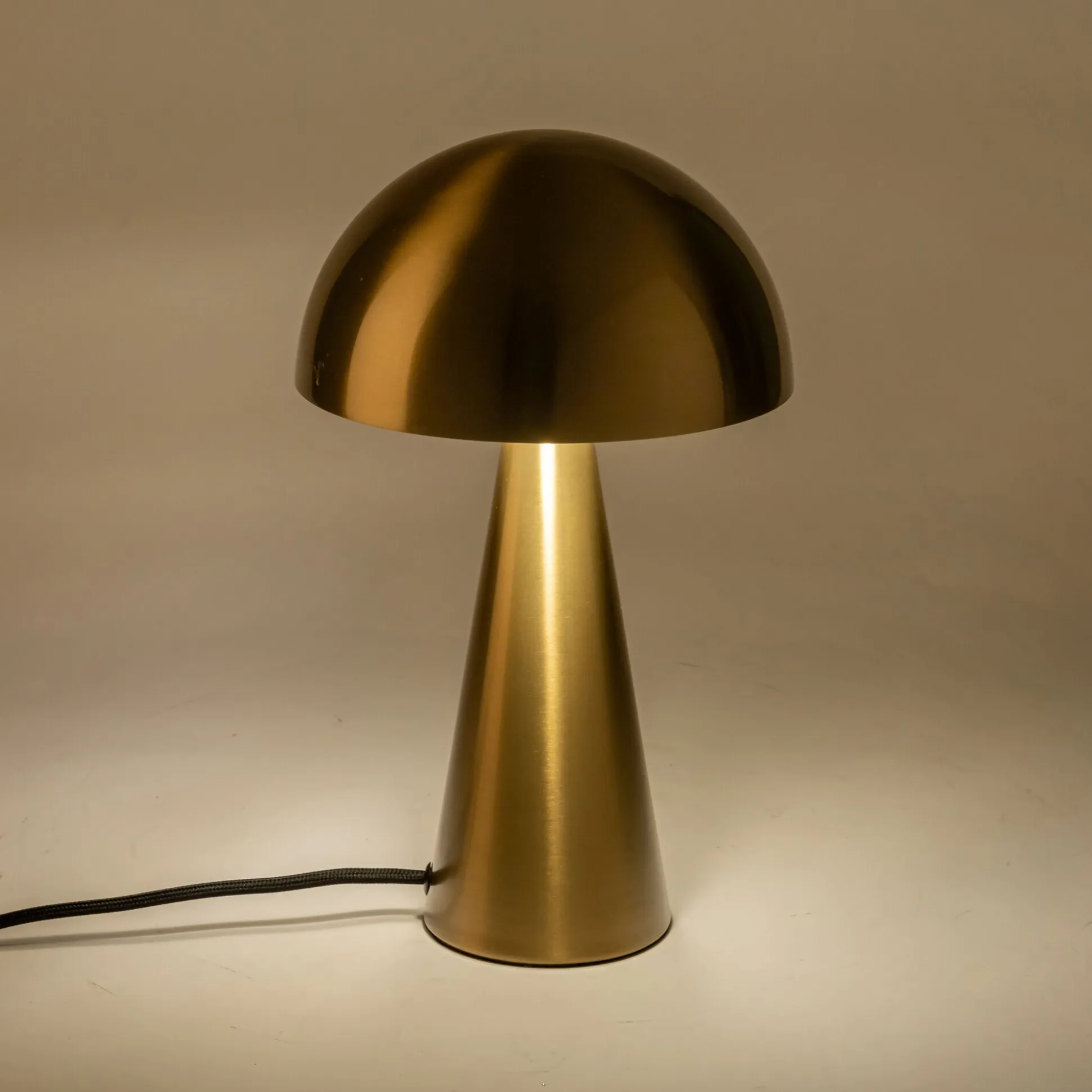 Lampe à poser électrifiée en acier H32cm - doré