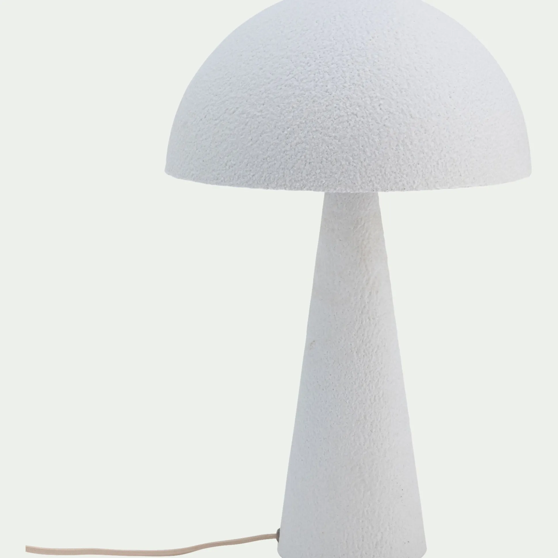 Lampe à poser électrifiée en acier H30cm - blanc