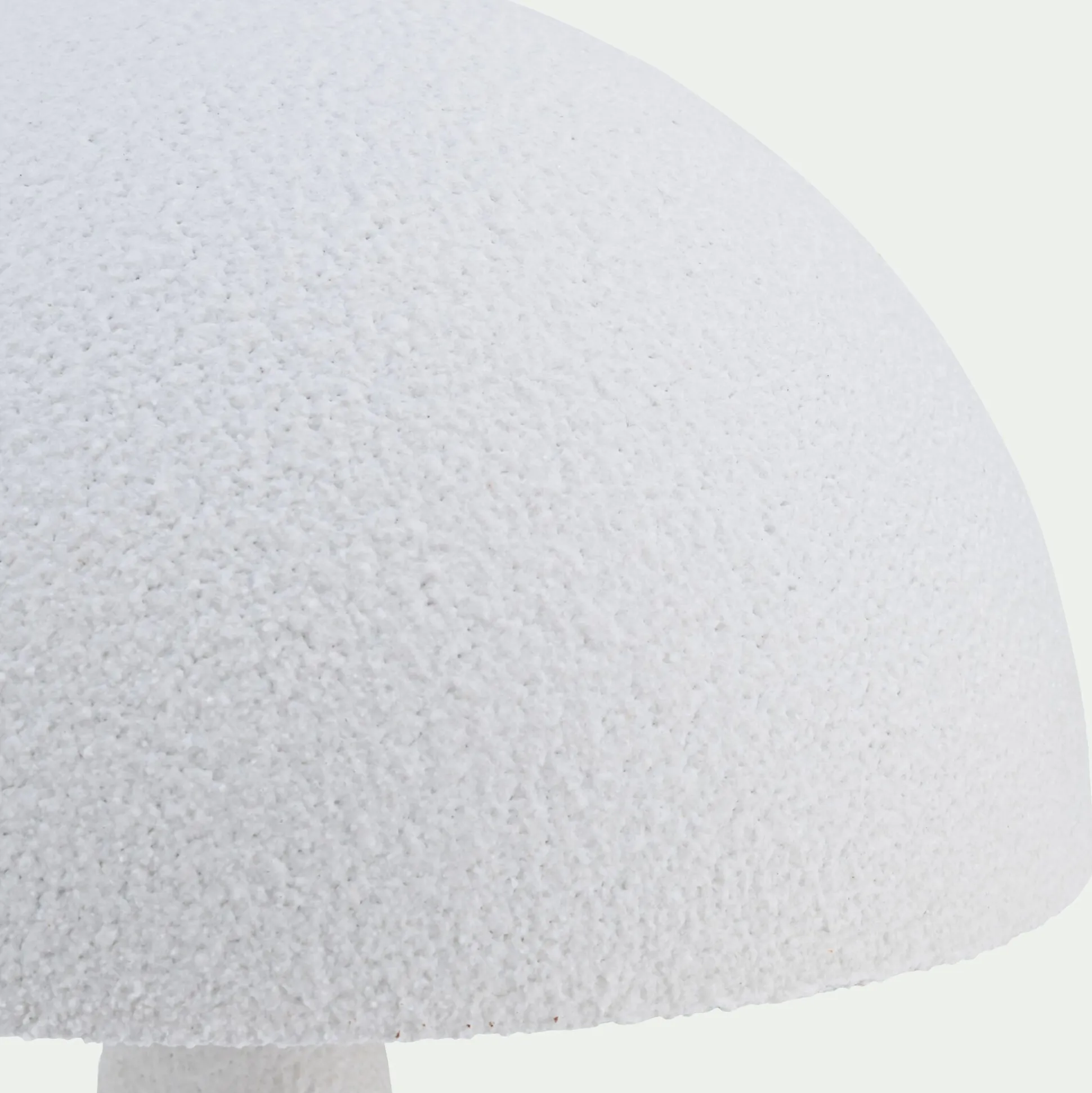 Lampe à poser électrifiée en acier H30cm - blanc