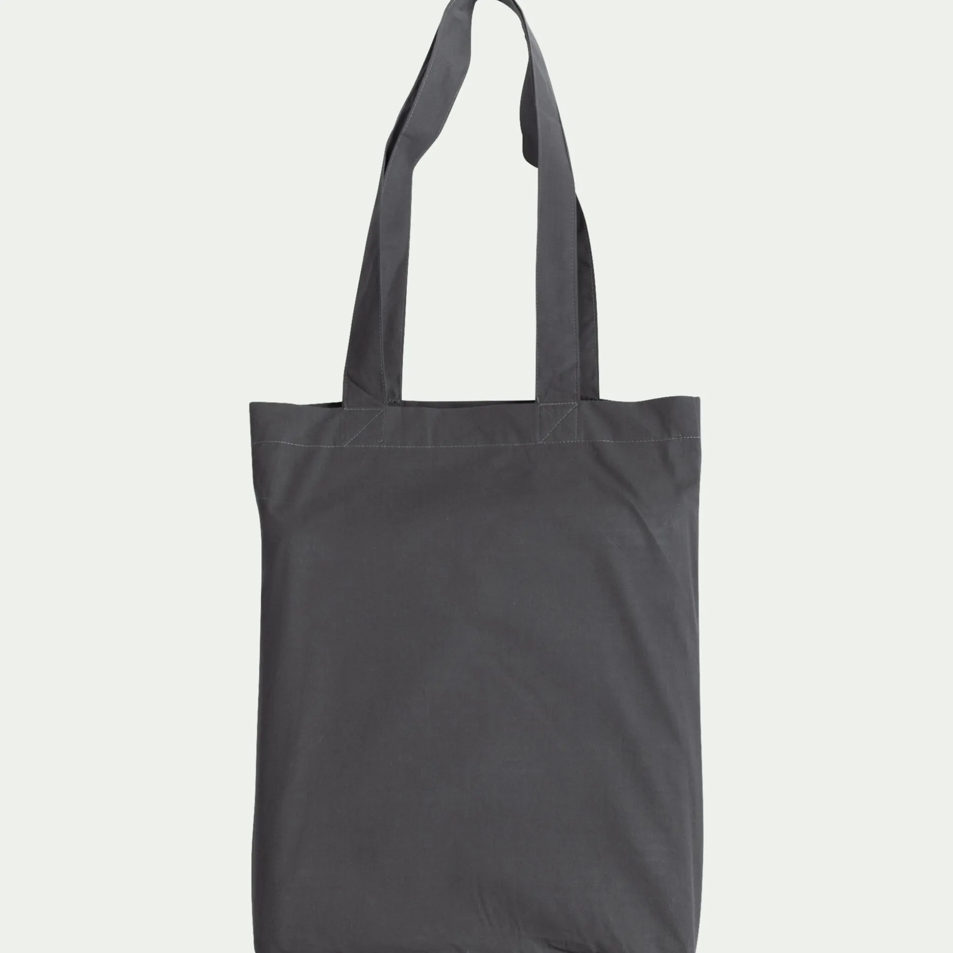 Linge de lit uni en percale de coton - gris ardoise