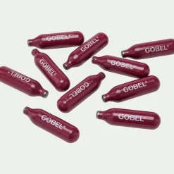 Lot de 10 cartouches de gaz pour siphon - rouge
