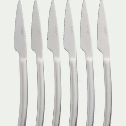 Lot de 6 couteaux à steak en inox