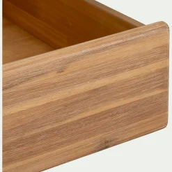 Lot de deux tiroirs de rangement en bois pour lit CORCOVADO - bois clair